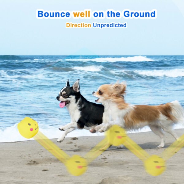 6PCS Piggy Face Squeaky Balls – Latex Chew Toys for Small Dogs - 图片 4